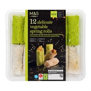 Rice Pancake Rolls With a Green Thai Curry Filling