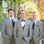 Mix of Bow Ties and Neckties, Wedding Party