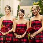 Plaid for Bridesmaids