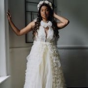 Small, Gathered Tulle Ruffles