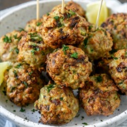 Air-Fried Chicken Meatballs