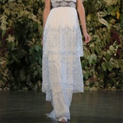 Skinny Skirt With Tall Layers