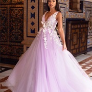 Light Purple Wedding Dress