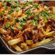BBQ Nacho Pulled  Pork Loaded Fries