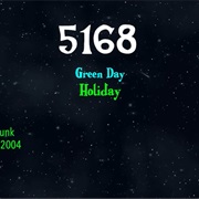 #8715 Holiday by Green Day