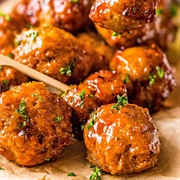 Air-Fried Firecracker Chicken Meatballs