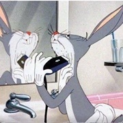 Bugs Bunny Shaving His Beard