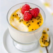Coconut Jelly With Passionfruit