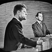 Nixon vs. Kennedy TV Debate (Paul Schutzer)