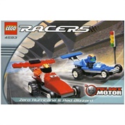 4593 Zero Hurricane and Red Blizzard (Racers, 2002)