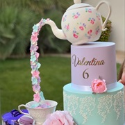 Tea Party Birthday Cake