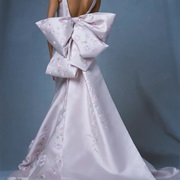 Bow With a Single Tail Hanging Down