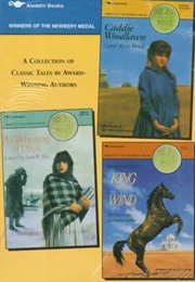 Newbery Medal Box Set: A Gathering of Days / Caddie Woodlawn / King of the Wind (Aladdin Books)