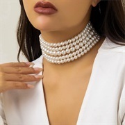 Chunky Choker With Dress