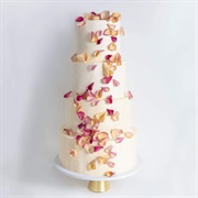 Rain of Flower Petals Cake