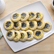 Huckleberry Jam Thumbprint Cookie