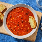 Creamy Chipotle Corn and Black Bean Soup