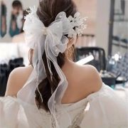 Elaborate Bridal Hair Bow