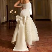 Bow Just Below Backside on Dress