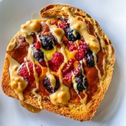 Multigrain Bread With Yogurt and Hot Honey BBQ Sauce