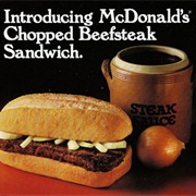 Chopped Beefsteak Sandwich