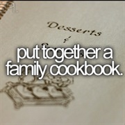 Put Together a Family Cookbook