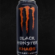 Black Monster Energy Khaos - 500Ml - Russia
