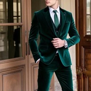 Velvet Suit for Groom