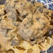 Pork Stroganoff