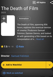 The Death of Film (2025)