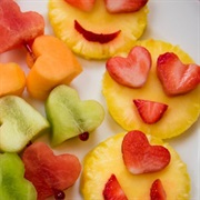 Heart-Shaped Fruit Slices