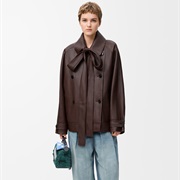 Pussy Bow Neck on Jacket