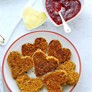 Heart-Shaped Toast