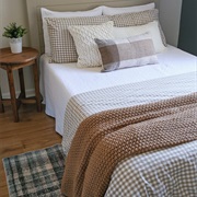 Layered Textiles on Bed
