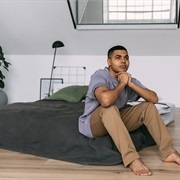 Western-Style Mattress on Floor