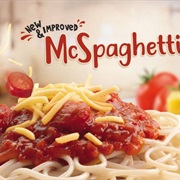 Mcdonald's McSpaghetti