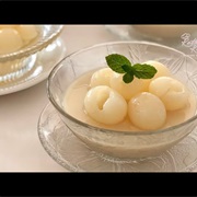 Soy Milk Longan Pudding