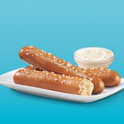 Dairy Queen Pretzel Sticks and Zesty Cheese