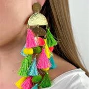Bold Tassel Earrings