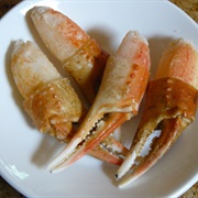 Steamed Wrapped Crab Claws