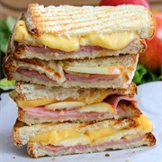 Smoked Ham and Mozzarella Sandwich