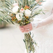 Elongated Stem Bridal Bouquet
