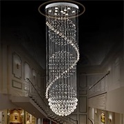 Rotating Chandeliers at Wedding