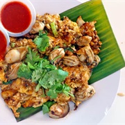 Oh Chien (Oyster Omelette)