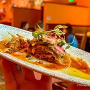 Seared Yellowfin Tuna With Pork and Shrimp Dumpling