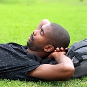 Lying on Grass