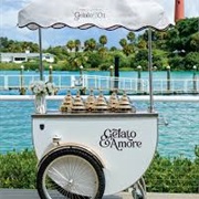 Gelato Cart at Reception