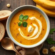 Carnival Squash and Banana Soup