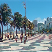 Copacabana Boardwalk, Rio De Janeiro, Brazil