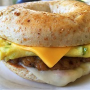 Spanish Omelette Bagel